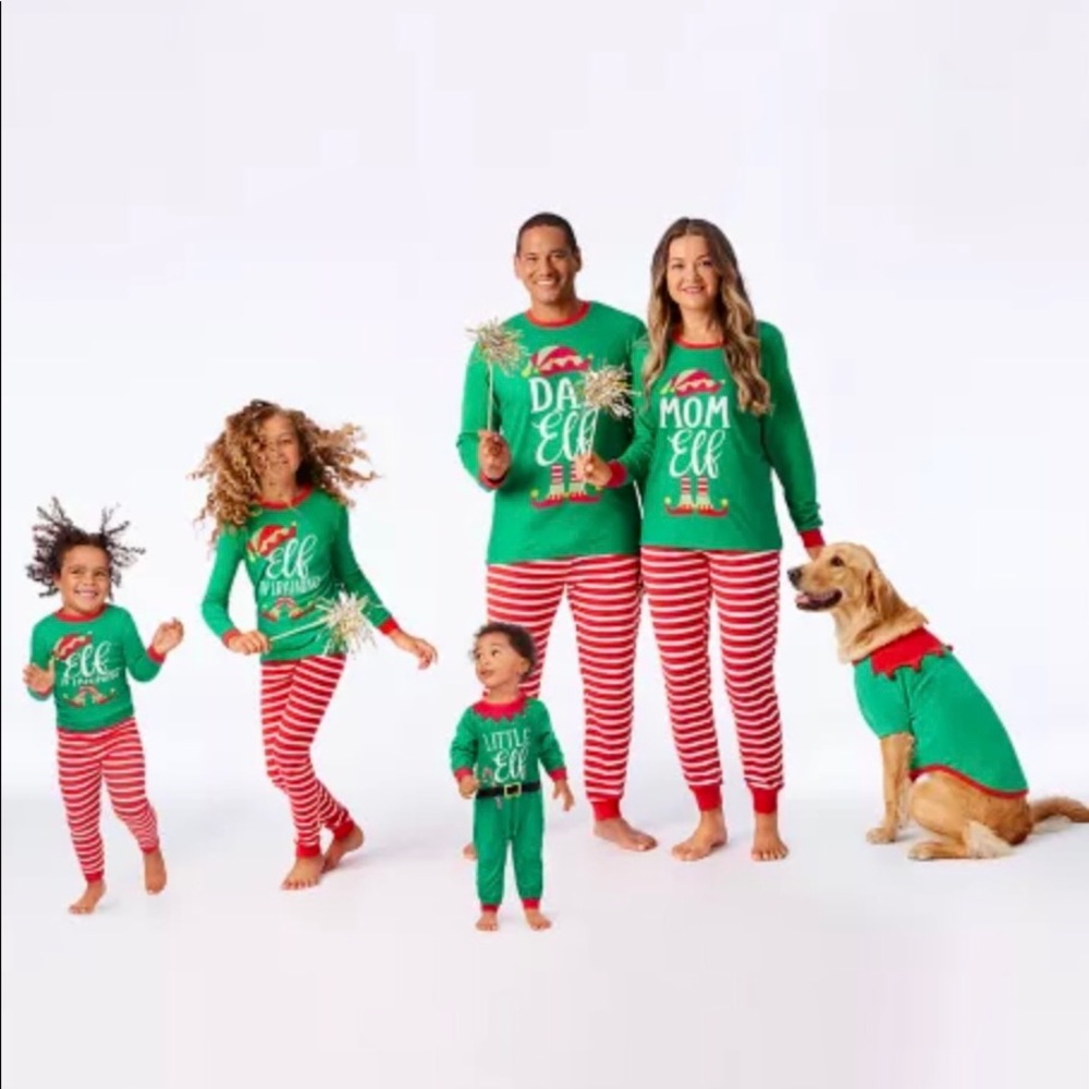 PAJAMARAMA Men's Elf 2-Piece Pajama Set